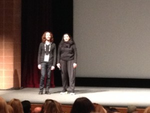 Director Marjane Satrapi at a Q&A after her film THE VOICES