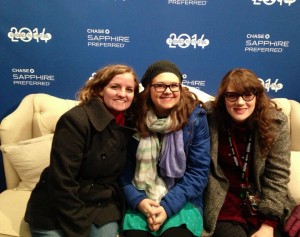 Kaitlynn Smith, Alex Slocum, and Kaitlin Westbook at Sundance