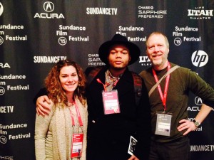 Michael with Hall and Hovet after the Sarah Silverman Panel