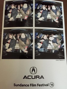 Rebecca and Classmates at Acura Photo Booth having a blast!