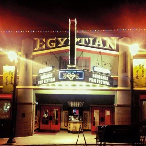 The Egyptian Theatre at Night