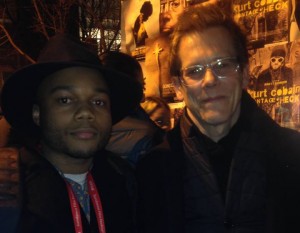 Michael with Kevin Bacon