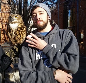 Parker with Bird