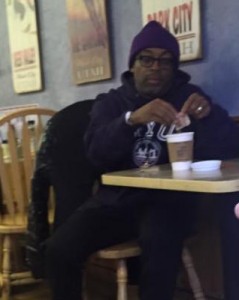 Ben found Spike Lee at a coffee shop!